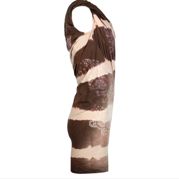 All Saints Breton Uma Bleach Dye Dress 8 - Picture 2 of 8